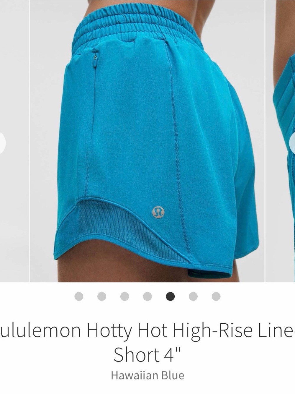 lululemon athletica Hotty Hot High-Rise Lined Shorts - Hawaiian Blue